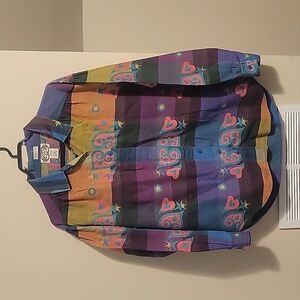 Vintage Embroidered Button Down Shirt